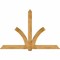 Ekena Millwork Redmond Rough Sawn Timber Gable Bracket, Western Red Cedar, 96"W x 64"H x 6"D x 6"F, 16/12 Pitch GBW096X64X0606RED00RWR - alternate 1
